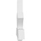 Ekena Millwork Redmond Architectural Grade PVC Gable Bracket, 108"W x 27"H x 4"D x 6"F, 6/12 Pitch GBP108X27X0406RED00 - alternate 4